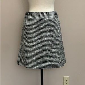 New black white cute classic tweed Mini skirt